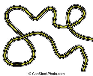 Curvy road Stock Illustration Images. 302 Curvy road illustrations