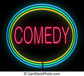 Image result for COMEDY SIGN