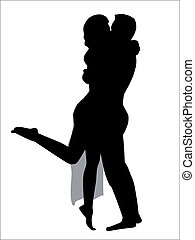 Kissing couple Illustrations and Clip Art. 8,584 Kissing couple royalty