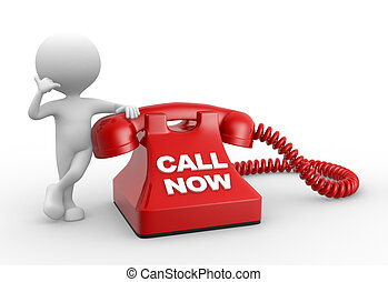 call phone 3d sign man clipart business clip illustrations depositphotos royalty canstockphoto