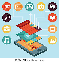 Apps Stock Illustrations. 399,557 Apps clip art images and royalty free