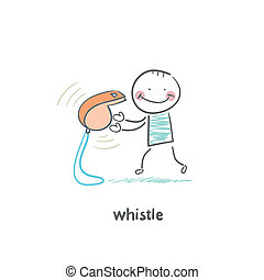 Whistle Vector Clipart Royalty Free. 5,083 Whistle clip art vector EPS