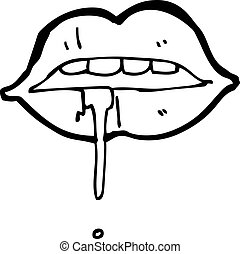 Drooling Clip Art and Stock Illustrations. 737 Drooling EPS