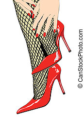 Download Fishnet stockings Illustrations and Stock Art. 149 Fishnet ...