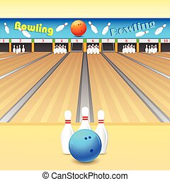 Bowling alley Illustrations and Clipart. 1,352 Bowling 