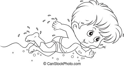 Swim trainer Vector Clip Art Royalty Free. 1,030 Swim trainer clipart