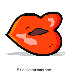 Clipart Vector of cartoon lips csp15558851 - Search Clip Art