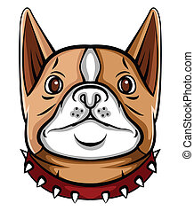 Pit bull head illustration Clip Art Vector Graphics. 154 Pit bull head