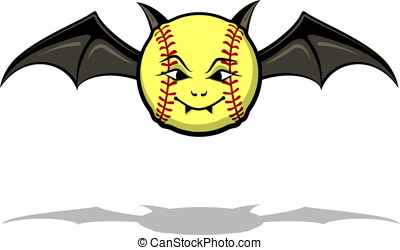 Softball bat Vector Clipart Royalty Free. 2,058 Softball bat clip art