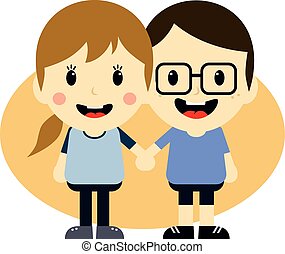 love couple cartoon character - cartoon character theme...