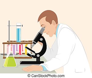 Microbiologist Clip Art Vector Graphics. 28 Microbiologist EPS clipart