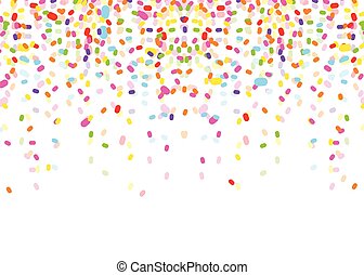 Colorful confetti Vector Clipart Royalty Free. 9,548 ...