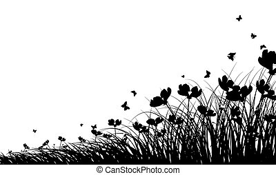 Meadow background Clipart Vector and Illustration. 23,920 Meadow