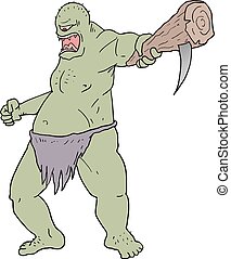 Ogre Vector Clipart Royalty Free. 964 Ogre clip art vector EPS