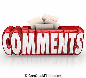 box suggestion comments feedback submit reviews word other clipart illustrations vectors depositphotos staff jericho specialty imaging dreamstime