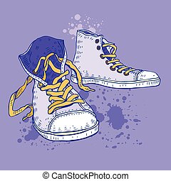 Sport shoes Illustrations and Clipart. 15,065 Sport shoes royalty free