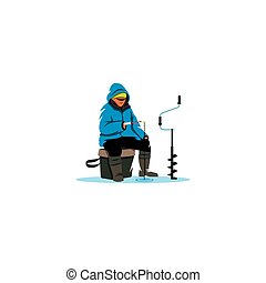 Download Ice fishing hole ice Vector Clip Art Illustrations. 104 ...