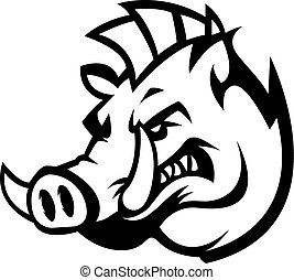 Head wild boar vector Stock Photos and Images. 204 Head wild boar