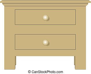 Bedside table Vector Clip Art Royalty Free. 629 Bedside table clipart