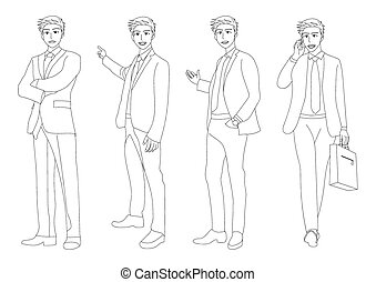 Full body Illustrations and Clip Art. 7,039 Full body royalty free