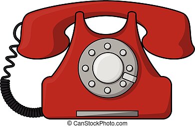 Old phone Vector Clip Art Royalty Free. 7,533 Old phone ...