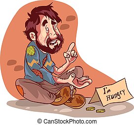 Beggar Clipart Vector Graphics. 453 Beggar EPS clip art vector and