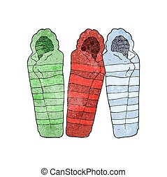 Sleeping bags Clipart and Stock Illustrations. 888 Sleeping bags vector