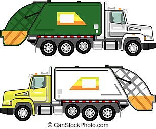 Garbage truck Clipart and Stock Illustrations. 1,289 Garbage truck