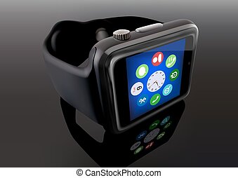 Smart watch Vector Clip Art EPS Images. 8,555 Smart watch clipart