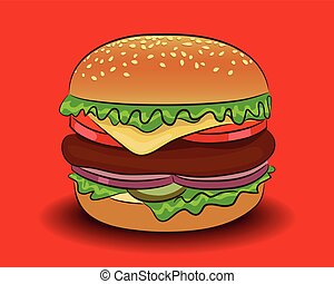 Hamburguesa imagenes vectorial de clipart EPS. 15.226 Hamburguesa clip