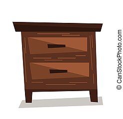 Bedside table Vector Clip Art Royalty Free. 629 Bedside table clipart