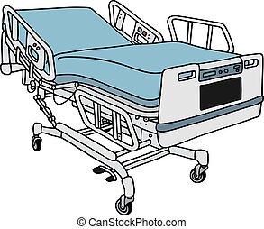 Hospital bed Vector Clipart EPS Images. 3,714 Hospital bed ...
