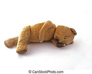 teddy bear lying down