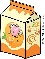 Juice box Vector Clipart Royalty Free. 1,241 Juice box clip art vector