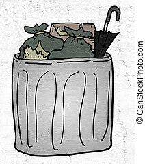 Trash can Illustrations and Clip Art. 11,668 Trash can royalty free