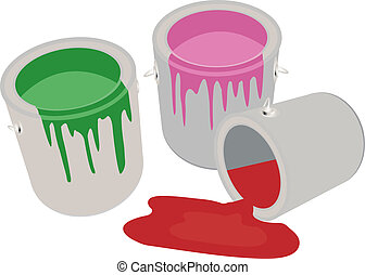 Paint cans Vector Clipart Illustrations. 9,715 Paint cans clip art