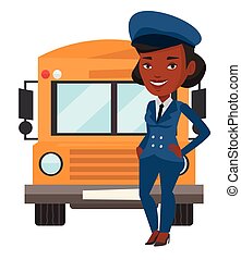 School bus driver Vector Clipart Royalty Free. 2,803 School bus driver