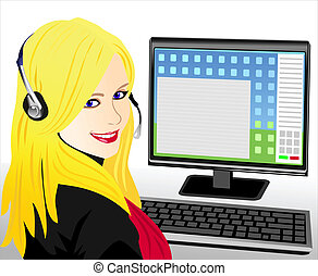 Telephone operator Vector Clip Art Illustrations. 5,308 Telephone