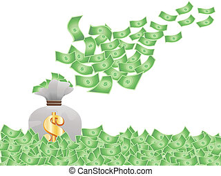 Flying money Vector Clip Art EPS Images. 2,125 Flying money clipart