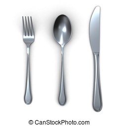 Spoon And Fork 3D Model Free