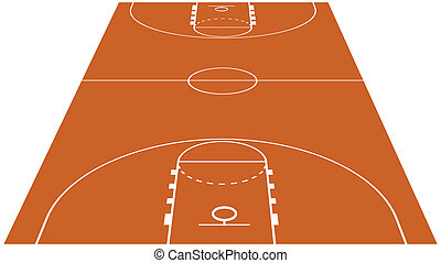 Basketball court Vector Clipart EPS Images. 688 Basketball court clip