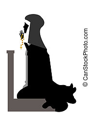 Nun Illustrations and Clip Art. 987 Nun royalty free illustrations