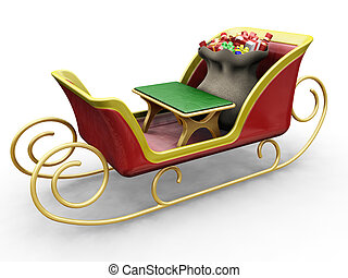 Sleigh Clipart and Stock Illustrations. 10,155 Sleigh vector EPS