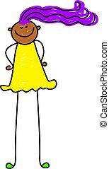 Clipart of tall kid - happy little boy standing tall - toddler art ...