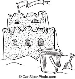 Sand castle Illustrations and Stock Art. 1,329 Sand castle illustration