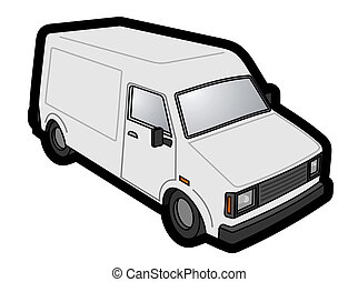 White van Vector Clipart Royalty Free. 7,954 White van clip art vector ...