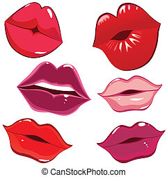 Puckered lips Vector Clipart Royalty Free. 182 Puckered ...