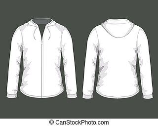 EPS Vector of Hoodie vector template. - Template vector illustration of