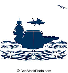 Aircraft carrier Clip Art Vector and Illustration. 698 Aircraft carrier ...