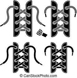 Shoelaces Vector Clipart EPS Images. 2,482 Shoelaces clip art vector ...